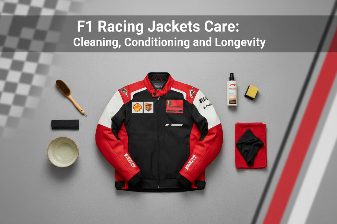 F1 Racing Jackets Care Cleaning, Conditioning and Longevity