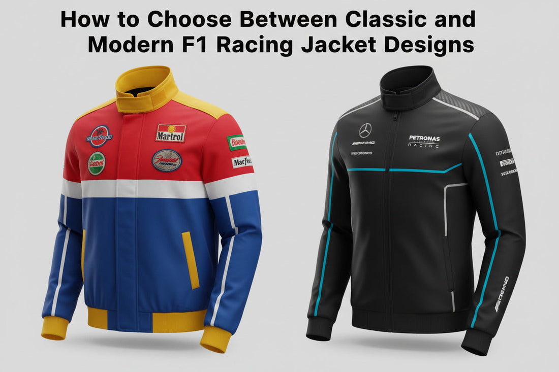 How to Choose Between Classic and Modern F1 Racing Jacket Designs