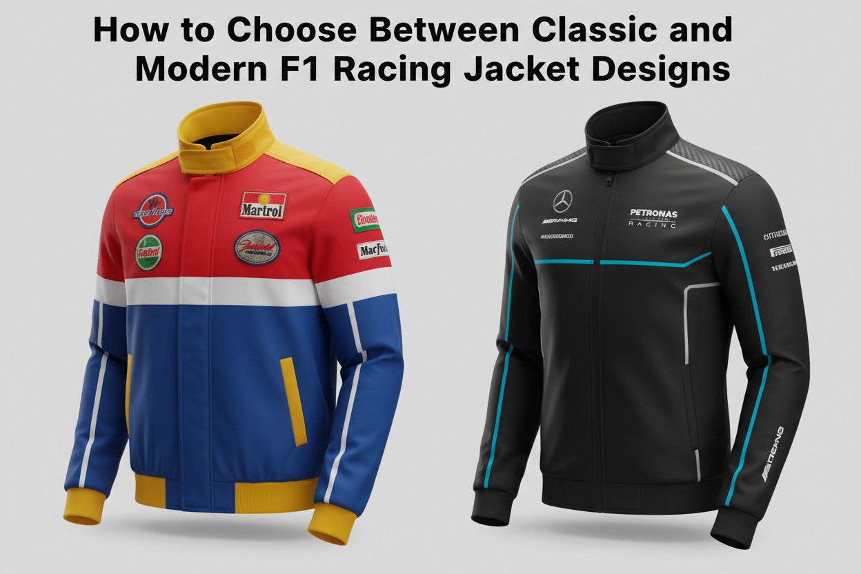 How to Choose Between Classic and Modern F1 Racing Jacket Designs