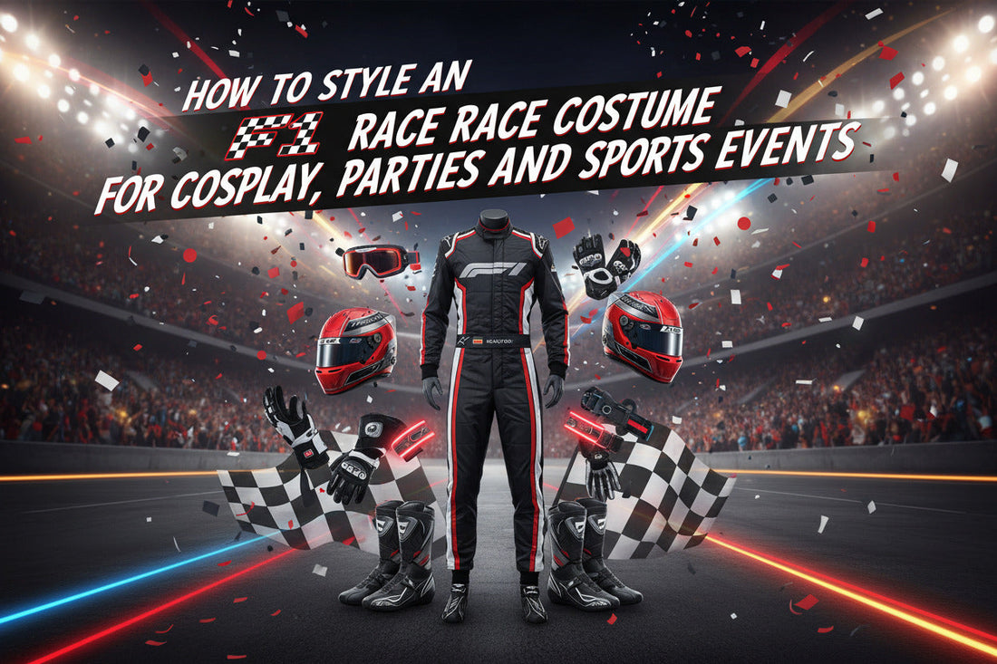 How to Style an F1 Race Costume for Cosplay, Parties and Sports Events