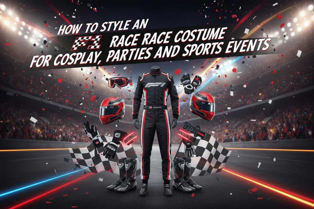 How to Style an F1 Race Costume for Cosplay, Parties and Sports Events