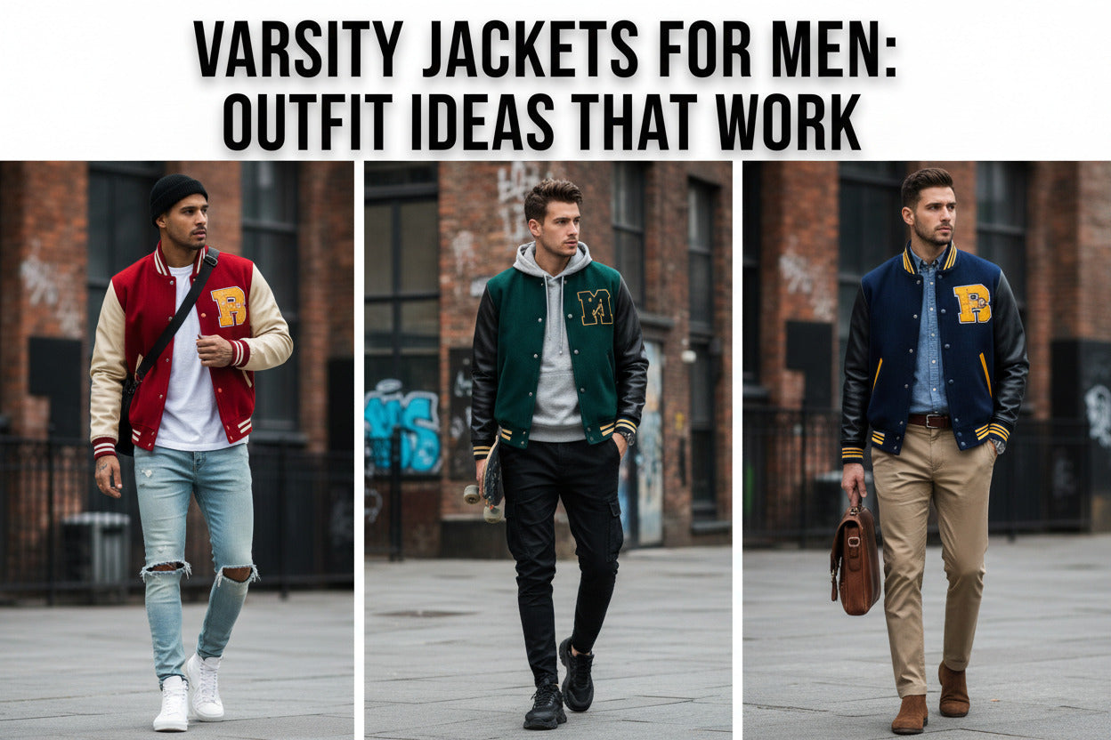 Varsity Jackets for Men Outfit Ideas That Work