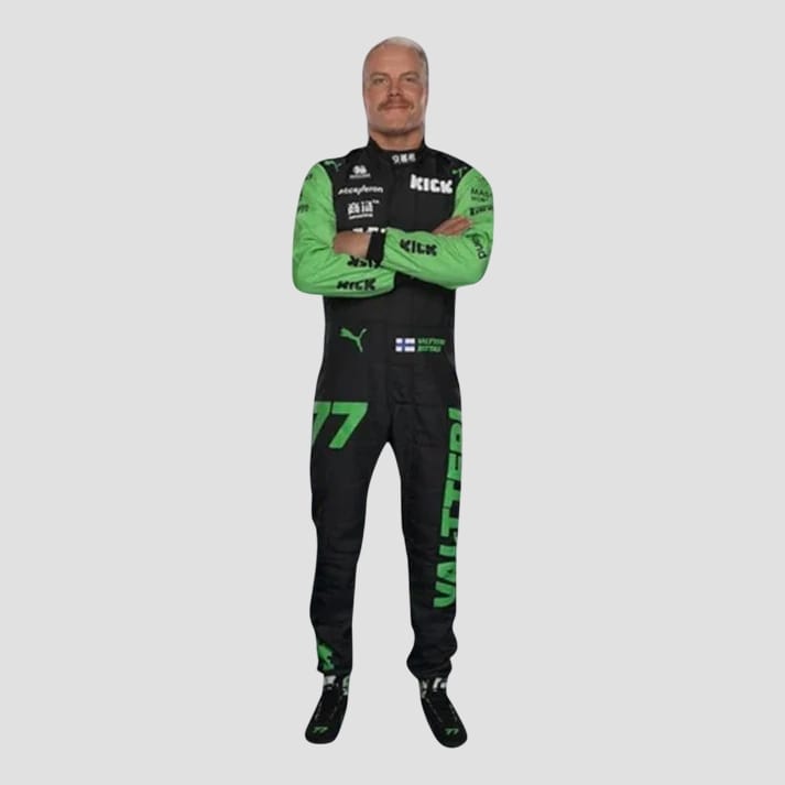 Black & Green Performance Racing Suit