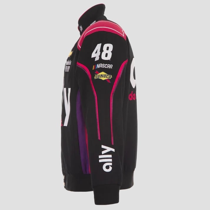 Black & Pink Performance Racing Street Jacket