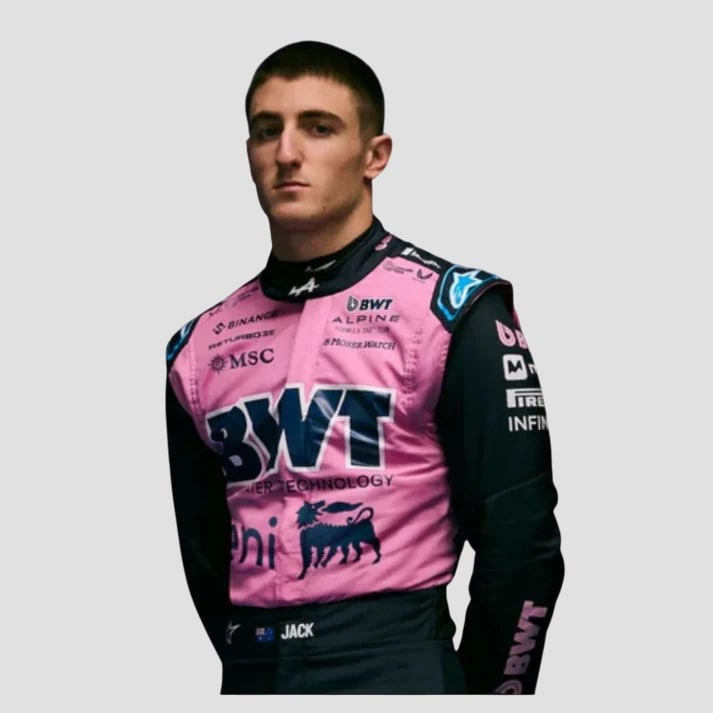 Black & Pink Performance Racing Suit