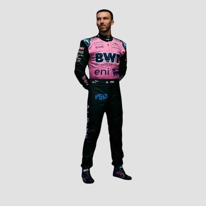 Black & Pink Performance Racing Suit
