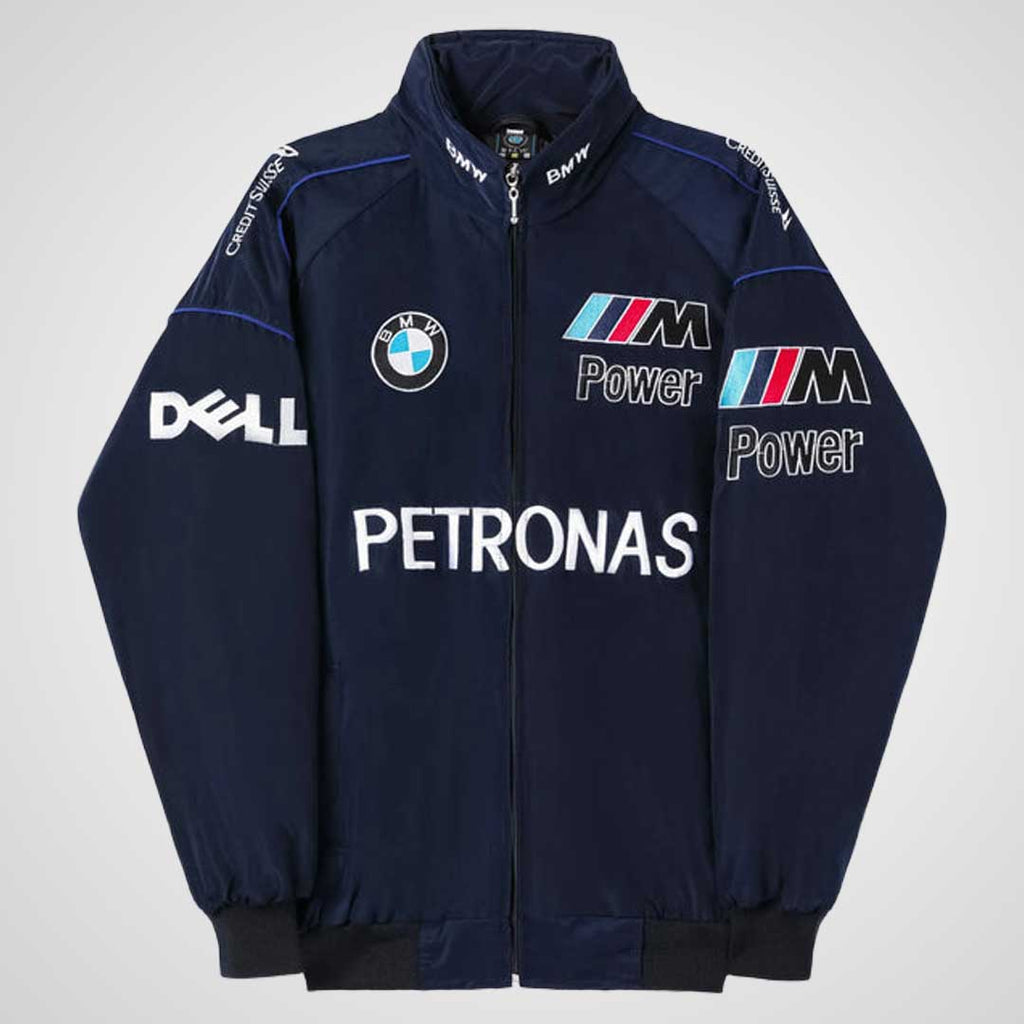 Blue Vintage Motorsport Racing Jacket