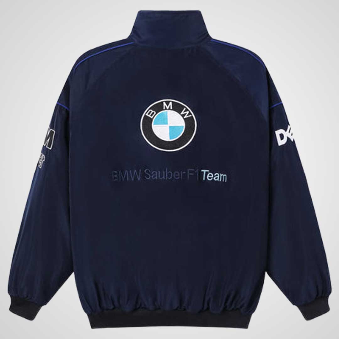 Blue Vintage Motorsport Racing Jacket