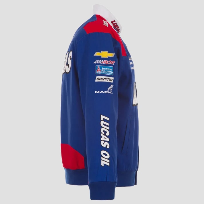 Blue Lucas Oil Motorsport Jacket