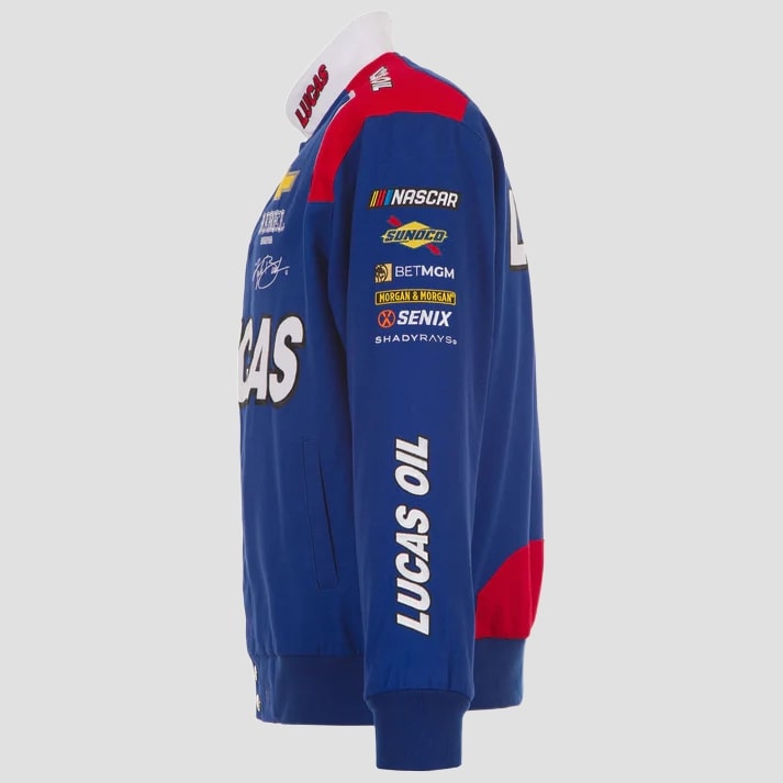 Blue Lucas Oil Motorsport Jacket
