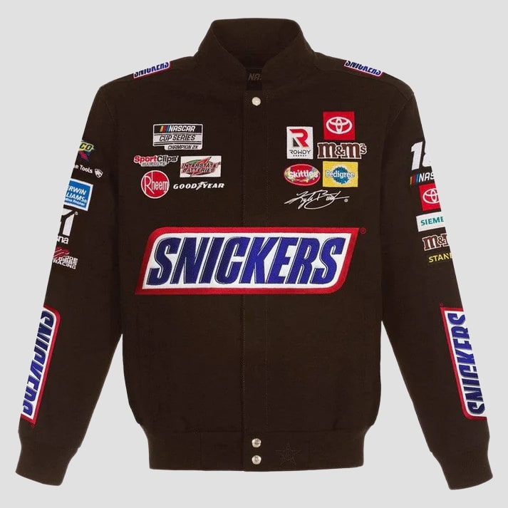 Brown Twill Motorsport Fan Jacket