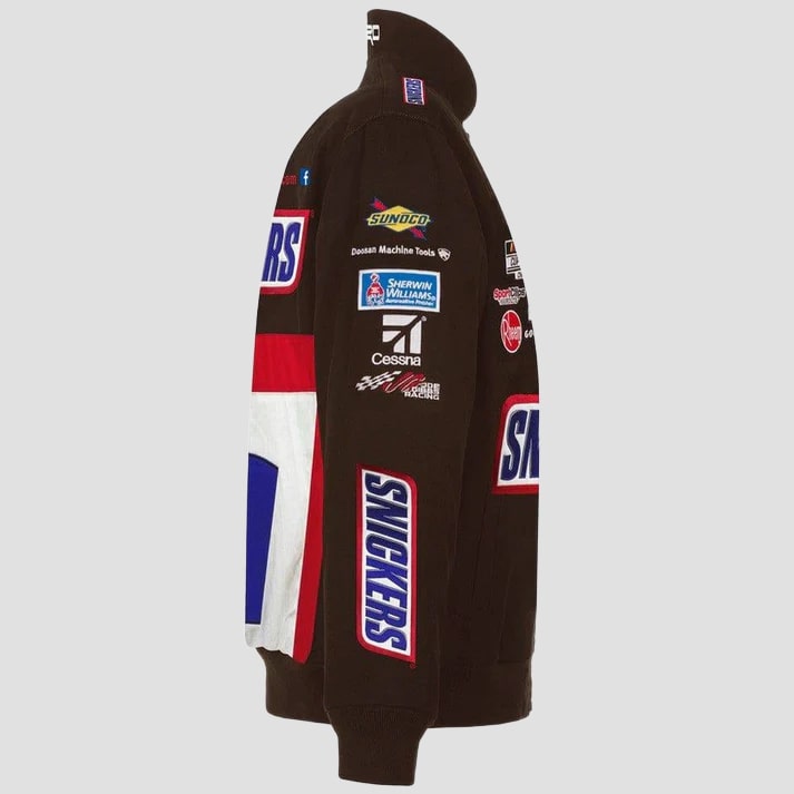 Brown Twill Motorsport Fan Jacket