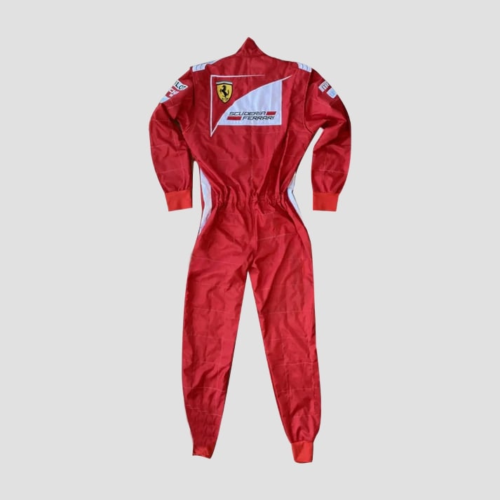 Classic Red Performance Racing Suit Inspired by Alonso