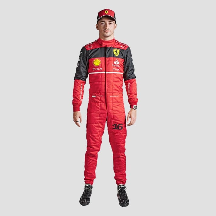 Classic Red & Black Racing Suit