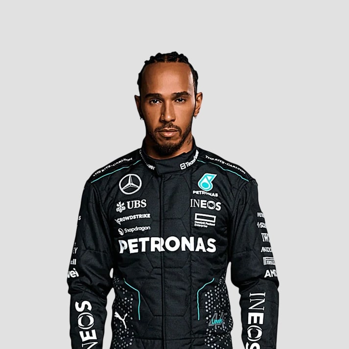 Lewis Hamilton Inspired Black Racing Suit