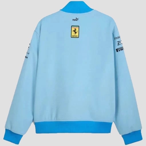 Light Blue Miami Racing Inspired Jacket