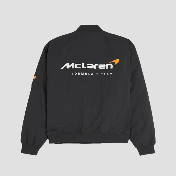 Men's Black Performance Racing Style Jacket