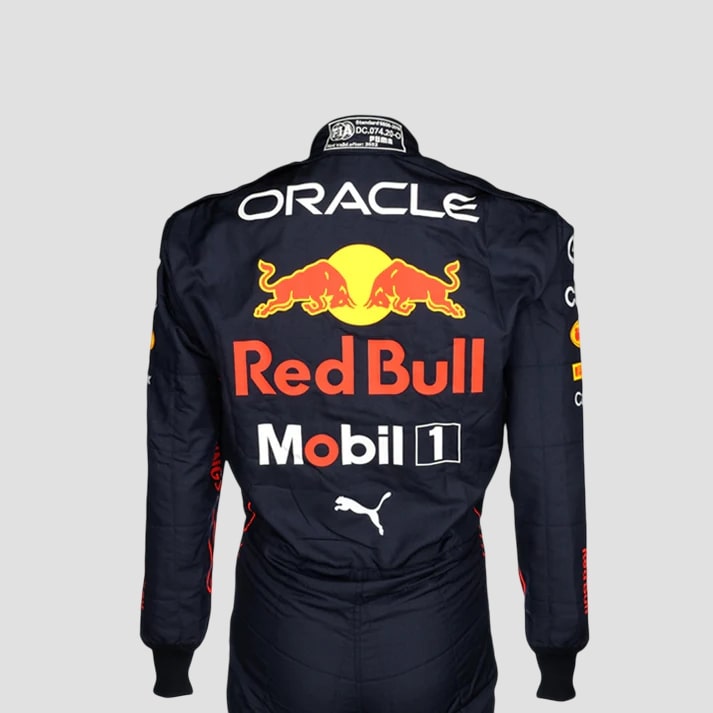 Modern Black & Red Racing Suit