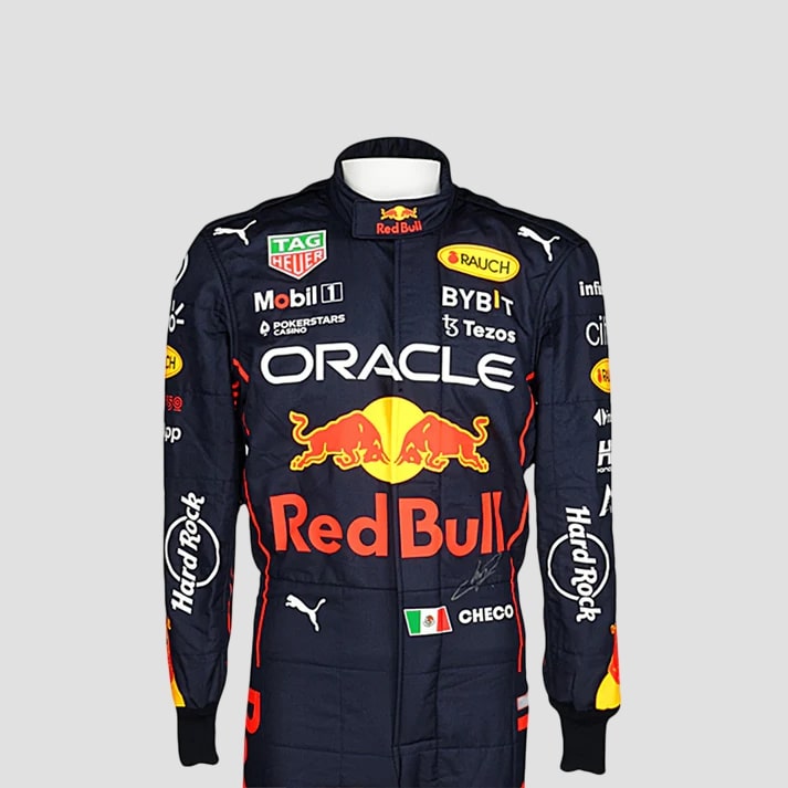 Modern Black & Red Racing Suit