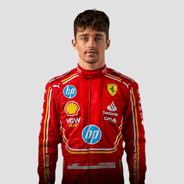 Monaco GP Red Driver Inspired Motorsport Racing Suit