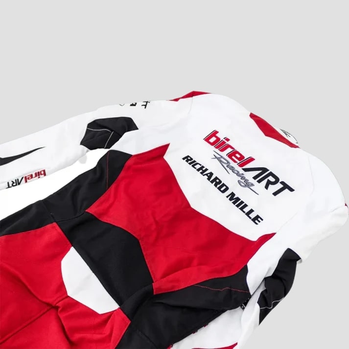 New Red & White Pro Kart Racing Suit