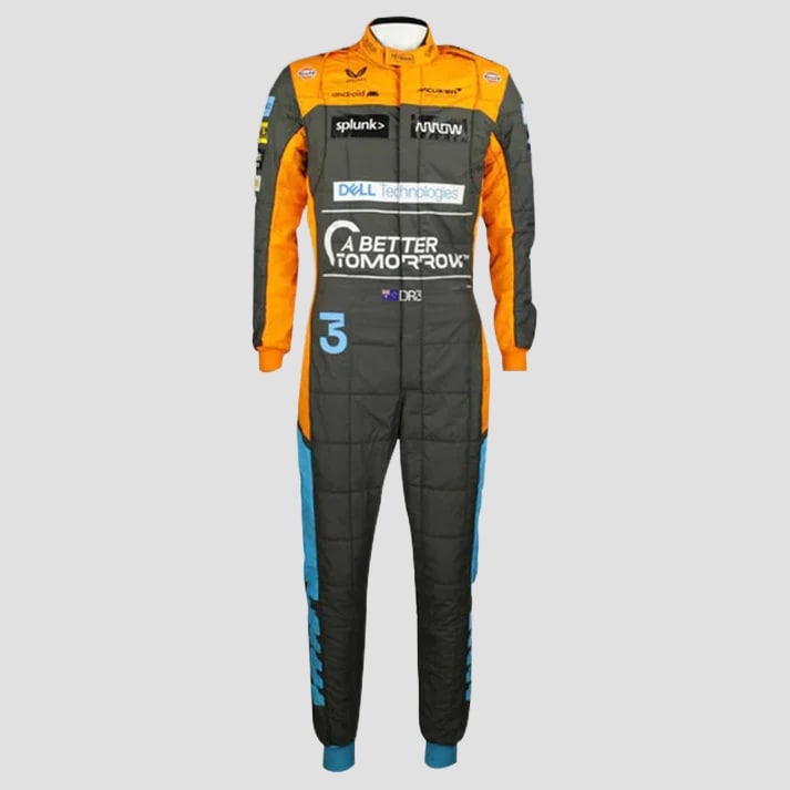 Orange & Black Performance Racing Suit