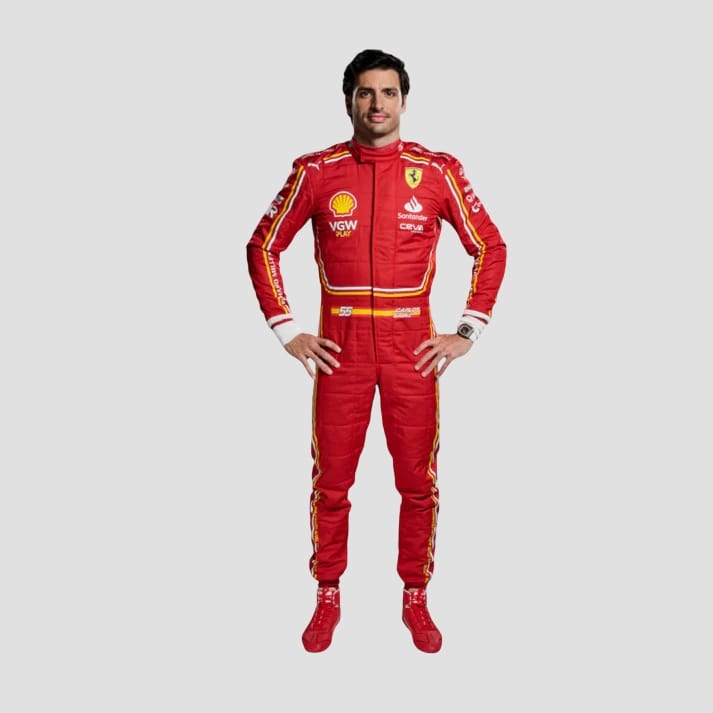 Red Driver Inspired Motorsport Racing Suit