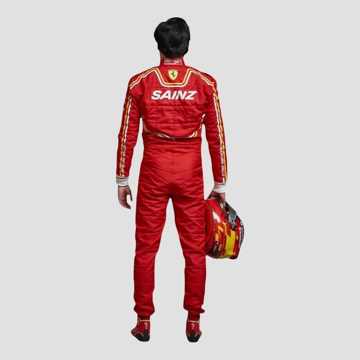 Red Driver Inspired Motorsport Racing Suit