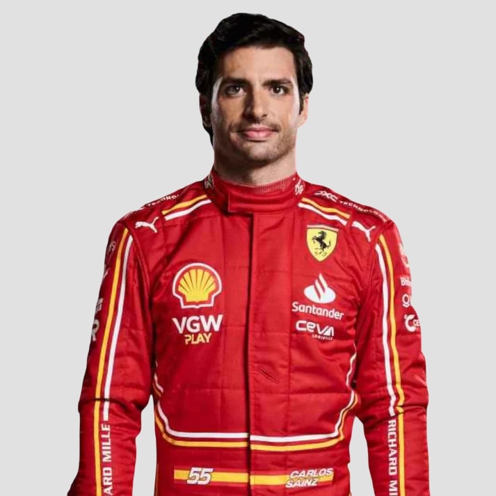 Red Driver Inspired Motorsport Racing Suit