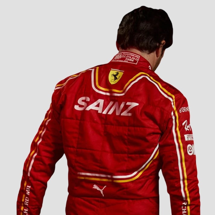 Red Driver Inspired Motorsport Racing Suit
