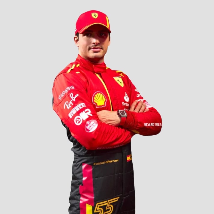 Red Spain GP Driver Inspired Motorsport Racing Suit