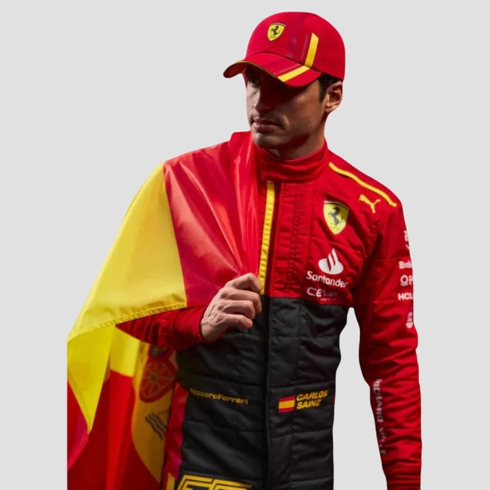 Red Spain GP Driver Inspired Motorsport Racing Suit