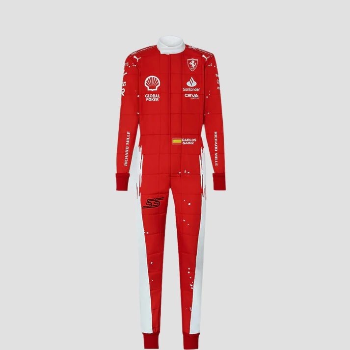 Red & White Las Vegas GP Racing Suit