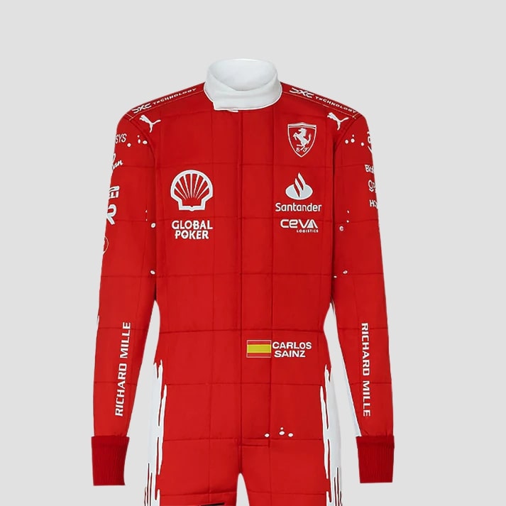 Red & White Las Vegas GP Racing Suit