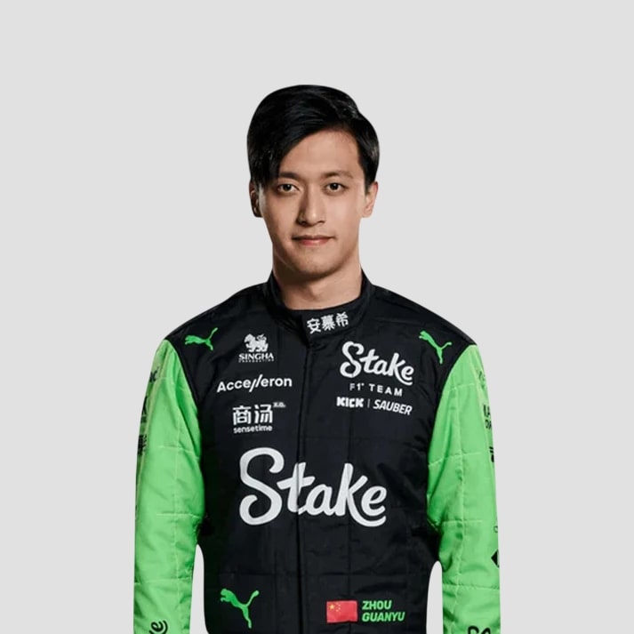 Stylish Black & Green Racing Suit