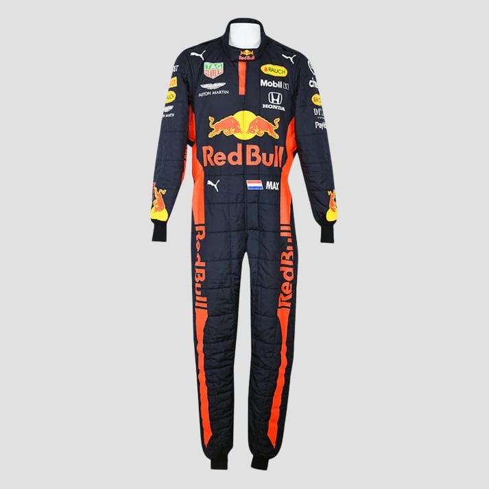 Stylish Black & Red Performance Racing Suit