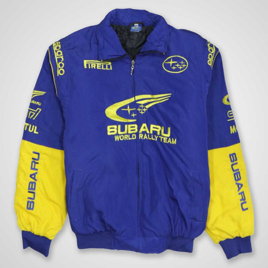 Blue Vintage Rally Racing Jacket