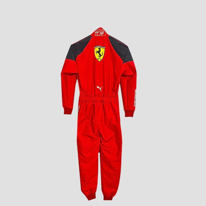 Timeless Red & Black Racing Suit