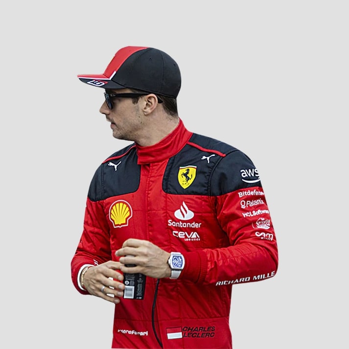 Timeless Red & Black Racing Suit
