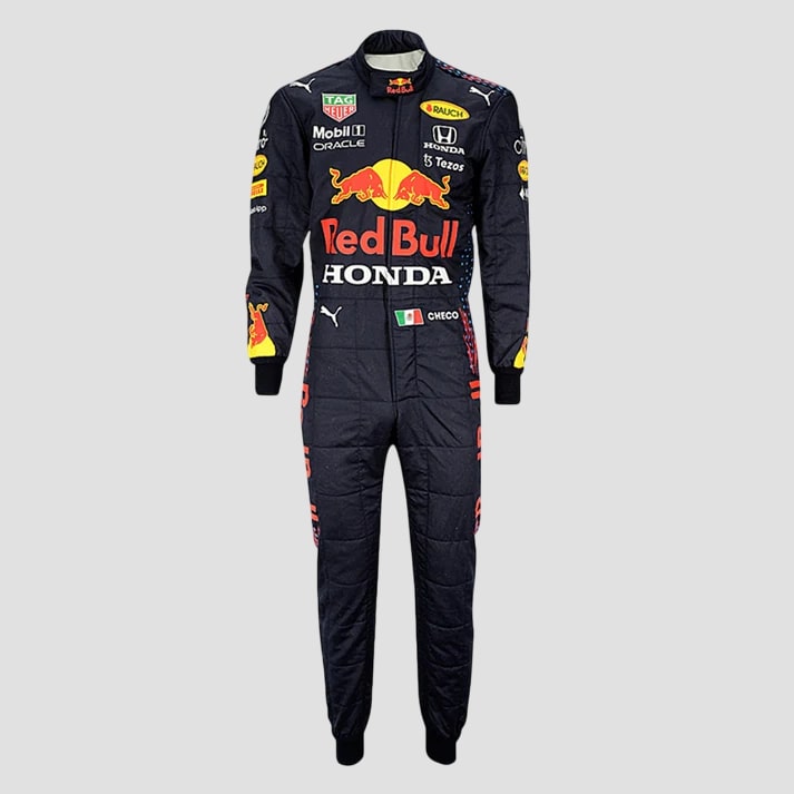 Trendy Black & Red Racing Suit