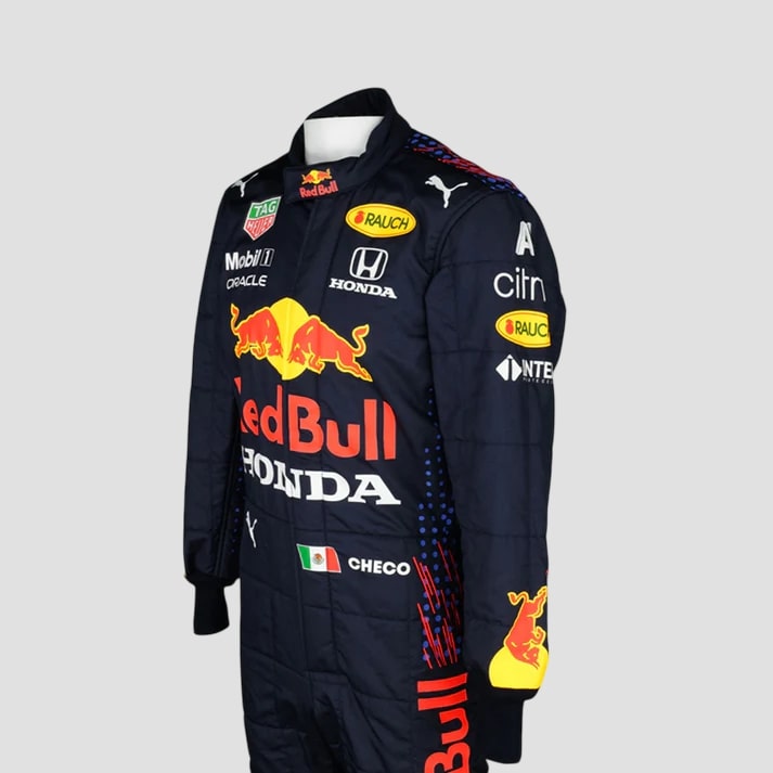 Trendy Black & Red Racing Suit